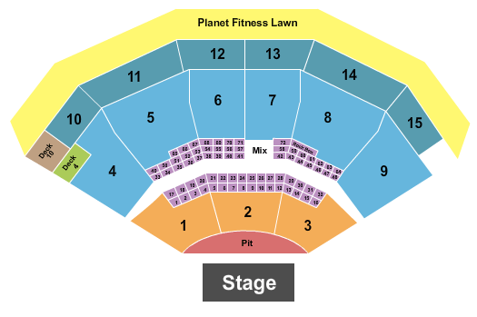 Truliant Amphitheater RÜFÜS DU SOL Seating Chart